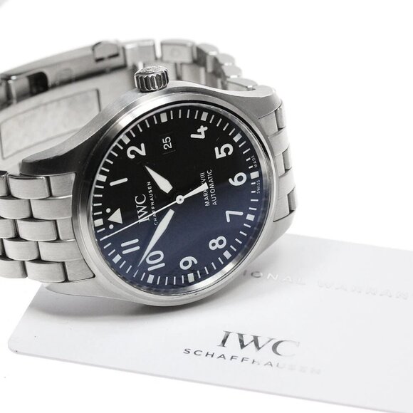 IWC Pilot watch mark XVIII IW327011 Date Black Dial Automatic Men's Watch_8 - Picture 2 of 7